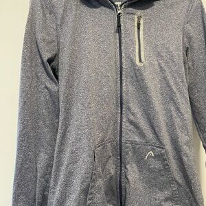 Head Heathered Gray Athletic Hoodie
